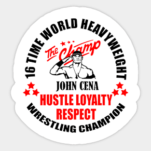 16 Time World Champion, John Cena Sticker